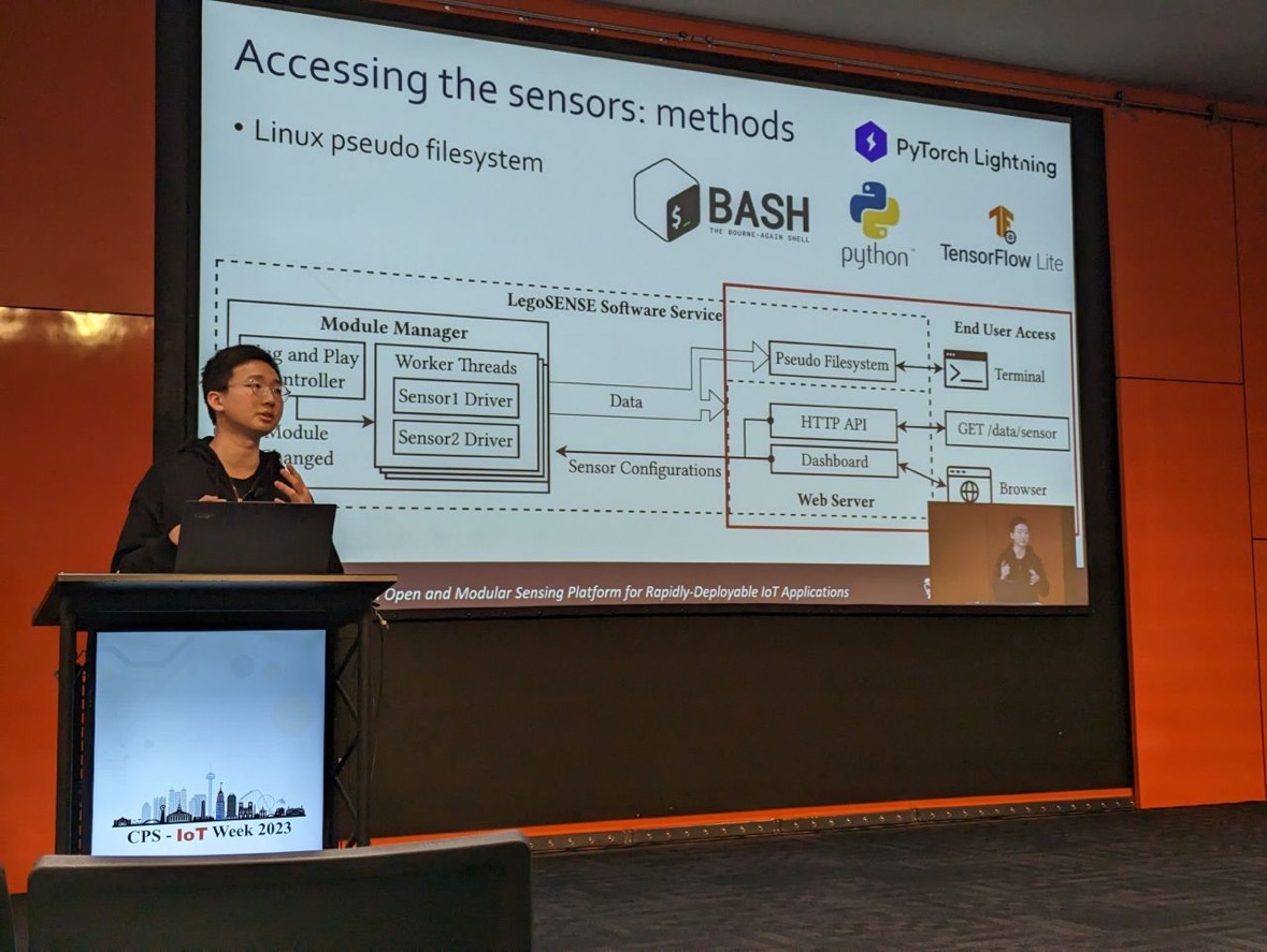 LegoSENSE Accepted and Presented at IoTDI 2023